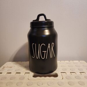 Rae Dunn Black Sugar Canister.